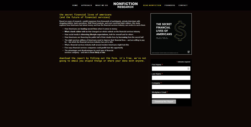 NonFiction Research Website