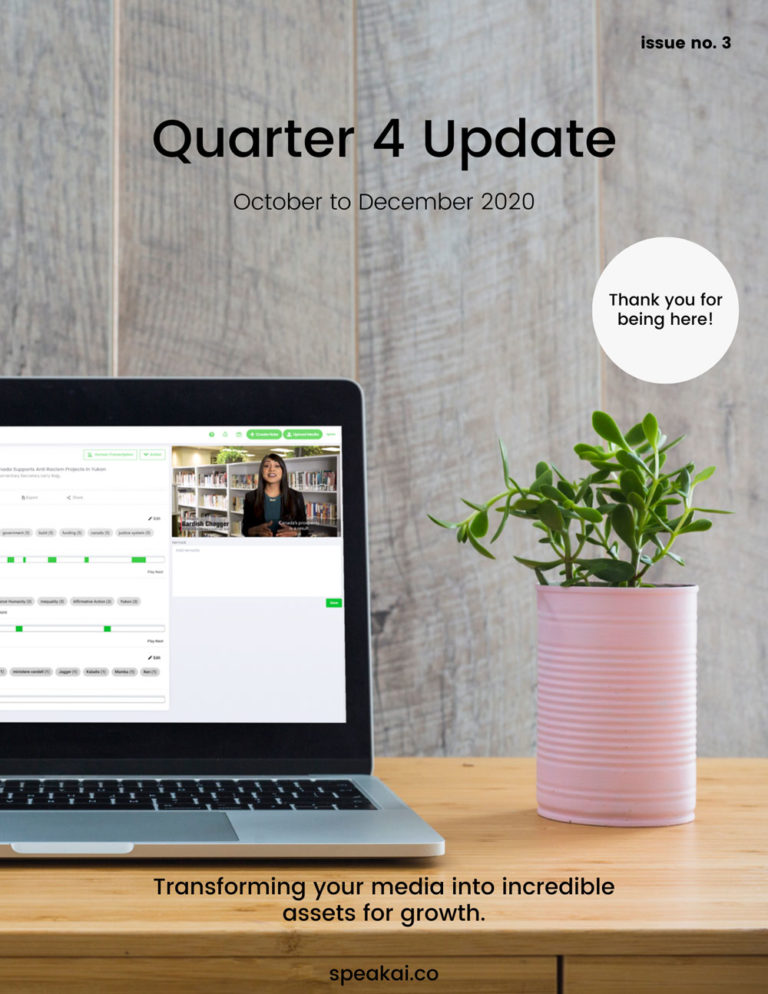 Quarter Update 4 Cover Page Final Speak Ai